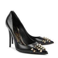 Valentino Rockstud Pumps with Studded Toecap Women Smooth Leather Black