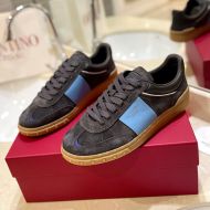 Valentino Upvillage Low-Top Sneakers Unisex Suede Black